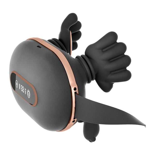 Tachiuwa Neck Massager Portable with Three Modes with Shoulder Strap for Shoulder Arm Black