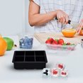 thumbnail image 2 of PEONAVET Ice Cube Tray Ice Making Household Ice Tray Refrigerator Ice Box Internet Famous Ice Tray, 2 of 3