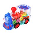 thumbnail image 1 of Electric Train Toys With Cool Light & Sound Effect Gifts For Kids Age 3 4 5 6 Random Color, 1 of 12