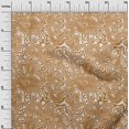 thumbnail image 3 of oneOone Georgette Viscose Brown Fabric Moire Craft Projects Decor Fabric Printed By The Yard 42 Inch Wide, 3 of 4