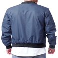 thumbnail image 2 of Veste Bomber pour Hommes Patchwork Manteaux Automne Hiver, 2 of 5