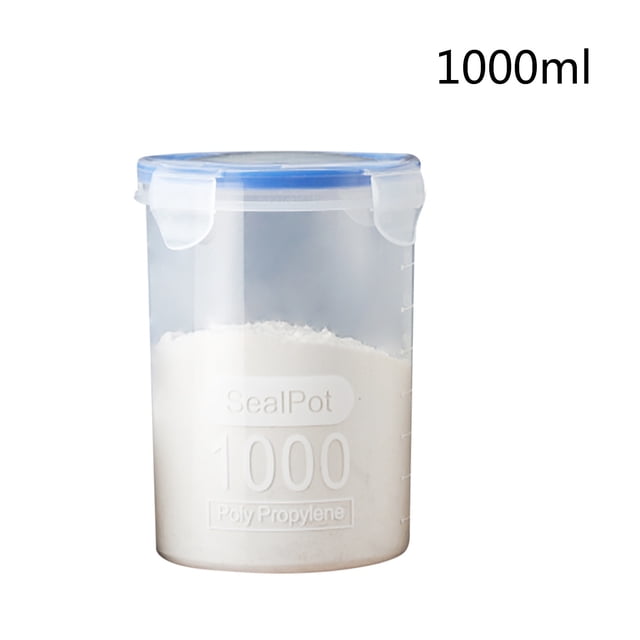 Oleegame 1 Pce Rangement de Produits Boîte de Rangement de Cuisine Scellée Conservation des Aliments Contenant de Conservation en Plastique Réservoir de Rangement Grains Boîte Scellée