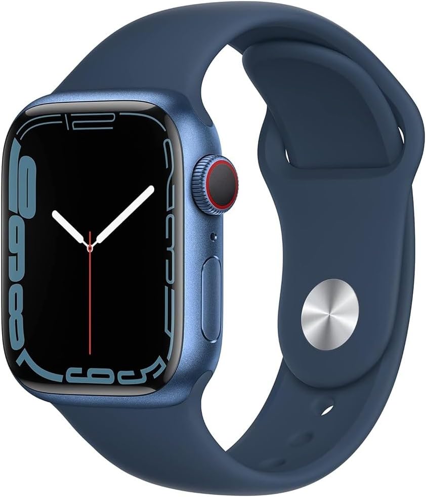 Refurbished Apple Watch Series 7 Aluminum 41mm A2473 (GPS Only, No Cellular) Blue (Grade A)