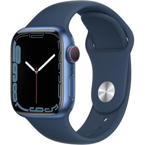 Rénovés Apple montre Series 7 Aluminium 41mm A2473 (GPS Uniquement, sans cellule) Bleu (grade A)