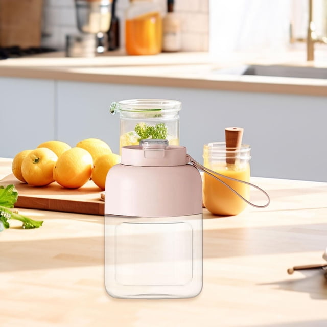 Elodie Electric Juicer Compact Rechargeable Portable Blender for Picnic Travel Home Pink