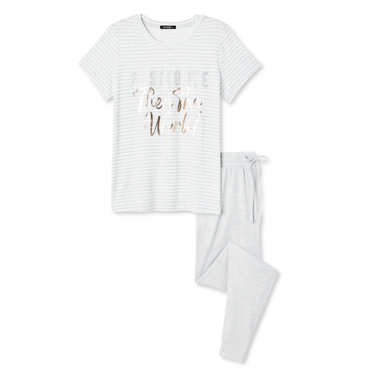 Pyjama 2&nbsp;pièces en hacci George pour femmes