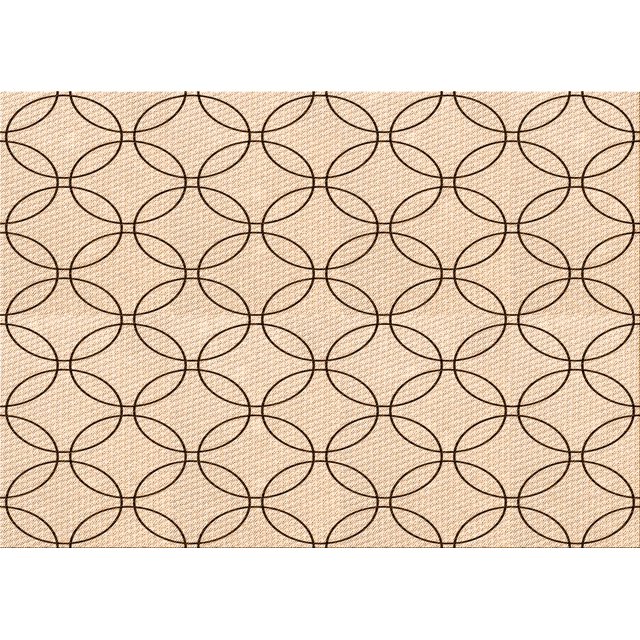 Ahgly Company Tapis d'Intérieur Lavables en Machine, Rectangle Transitionnel Peru Brun, 4' x 6'