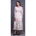 thumbnail image 3 of Bimba Robe de Plage Longue Maxi d'Été Boho Gitane Imprimée Teinture sur Nœuds pour Femmes à Smocks - XX-Grand, 3 of 5