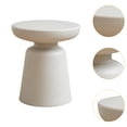 thumbnail image 2 of Abbracc Petite Table d'Appoint Minimaliste Table Basse Ronde pour Salle de Bain Table de Chevet Dortoir Gris, 2 of 9