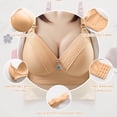 thumbnail image 4 of AherBiu Womens Plus Size Bras Large Bust Full Coverage Wireless High Supportive Bralette Solid Color Push up Bras, 4 of 7