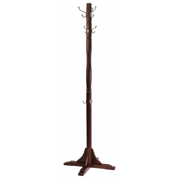 Winsome Jera Coat Tree Hanger, Cappuccino - 40972