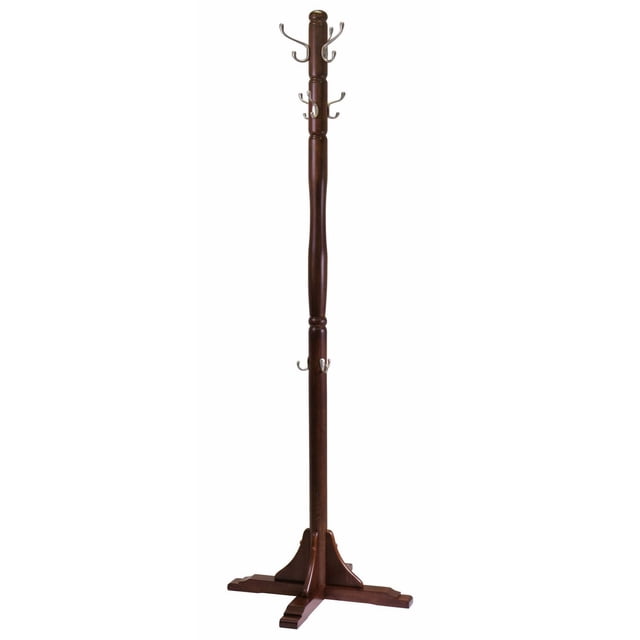 Winsome Jera Coat Tree Hanger, Cappuccino - 40972