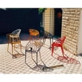 thumbnail image 2 of Compamia Chaise de Salle à Manger de Patio en Polycarbonate Cristal, Blanc Lustré, 2 of 15