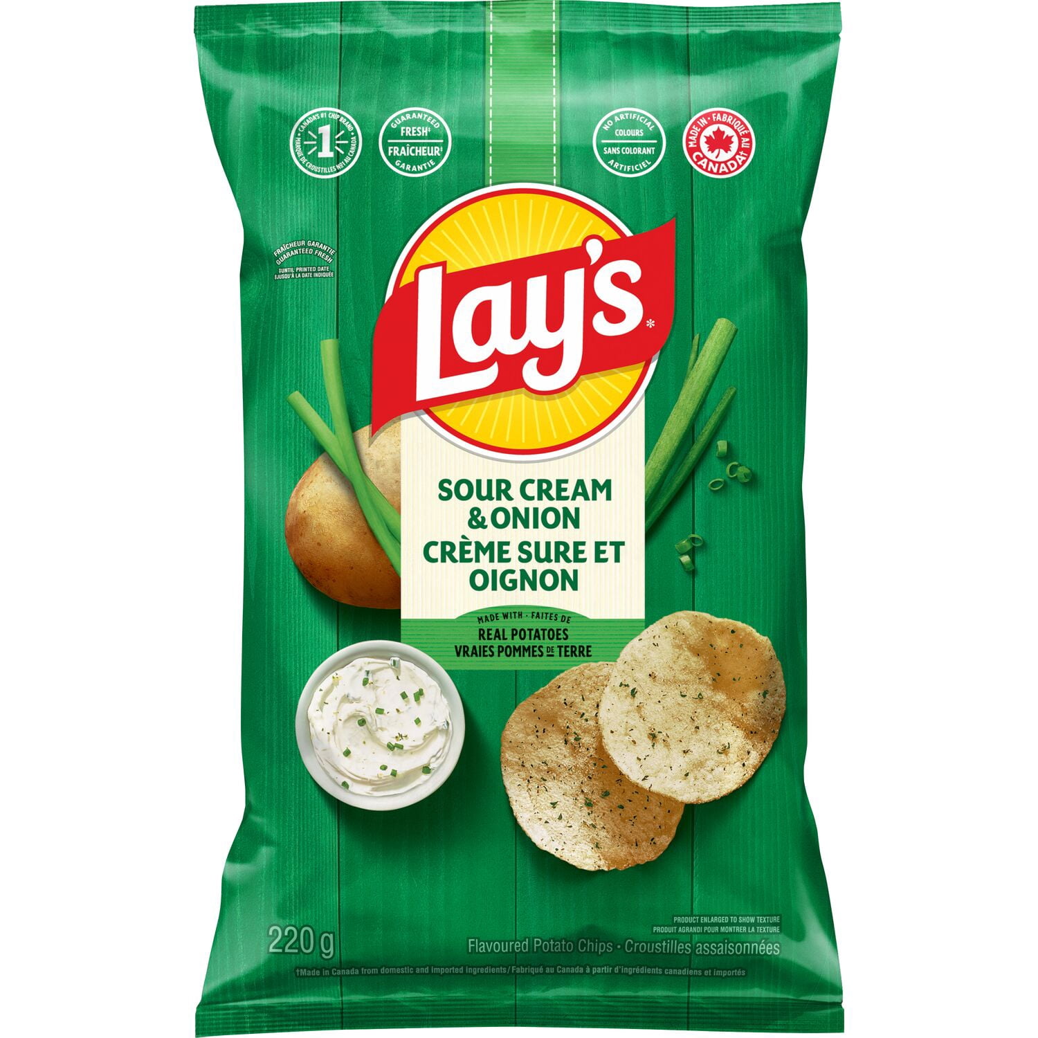 Lay's Sour Cream & Onion flavoured Potato Chips