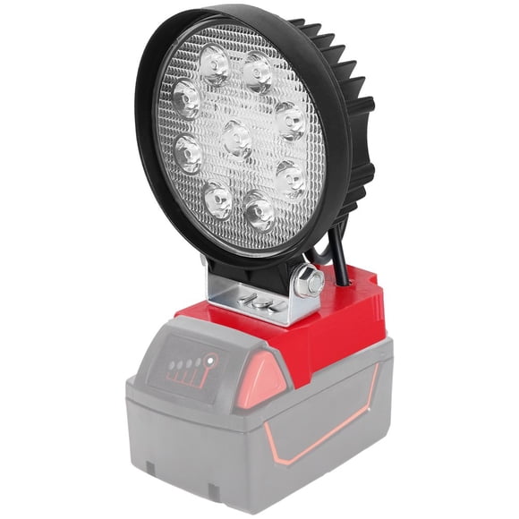 MesaSe Lampe de Travail LED 2700LM 18V 27W avec Port USB IP55 Étanche Lampe de Chantier Sans Fil Portable Lampe de Sécurité Extérieure Super Lumineuse
