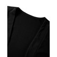 thumbnail image 4 of goowrom Female Cardigan Coat, Solid Color Long Sleeve Short Jacket Crop Tops, 4 of 8