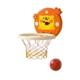 thumbnail image 1 of Orange Indoor Hanging Basketball Hoop With Scoring System Voice Feedback For Kids Training, 1 of 6