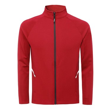 Npasoilc Tops for Men Men Casual Fashion Pocket Zipper Cardigan Long Sleeve Standing Collar Sports Training Clothes Jacket