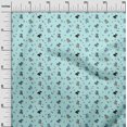 thumbnail image 3 of oneOone Velvet Light Blue Fabric Medical Sewing Material Print Fabric By The Yard 58 Inch Wide, 3 of 4