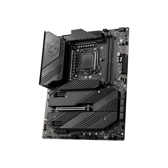 MSI MEG Z590 UNIFY-X - Motherboard - ATX - LGA1200 Socket - Z590 Chipset - USB-C Gen2, USB 3.2 Gen 1, USB 3.2 Gen 2, USB-C Gen 2x2 - 2.5 Gigabit LAN, Wi-Fi 6, Bluetooth - onboard graphics (CPU required) - HD Audio (8-channel)