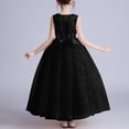 thumbnail image 4 of LOVZFMLL Jupe Princesse à Nœud pour Filles, Été, Manches Courtes, Volants, Dentelle, Col Rond, Broderie, en Maille, 4 of 5
