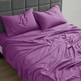 thumbnail image 2 of Nestl Full Sheet Set, 1800 Series Microfiber Deep Pocket 4 Piece Bed Sheet Set, 2 of 8
