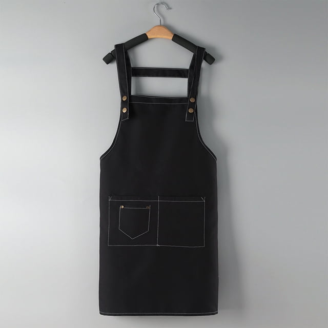 Ynlkorvg Apron Sleeve All Pure Polyester Cotton Canvas Apron Advertising LOGO Printing Manicure Waist Home Kitchen Restaurant Work Clothes