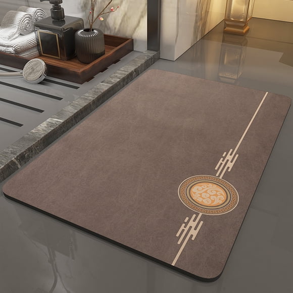 TIMIFIS Anti Slip Blanket Toilet Bathroom Absorbent Carpet Bathroom Non-Slip Carpet Soft Diatom Mud Bathroom Door Quick-Drying Carpet Bathroom Accessories