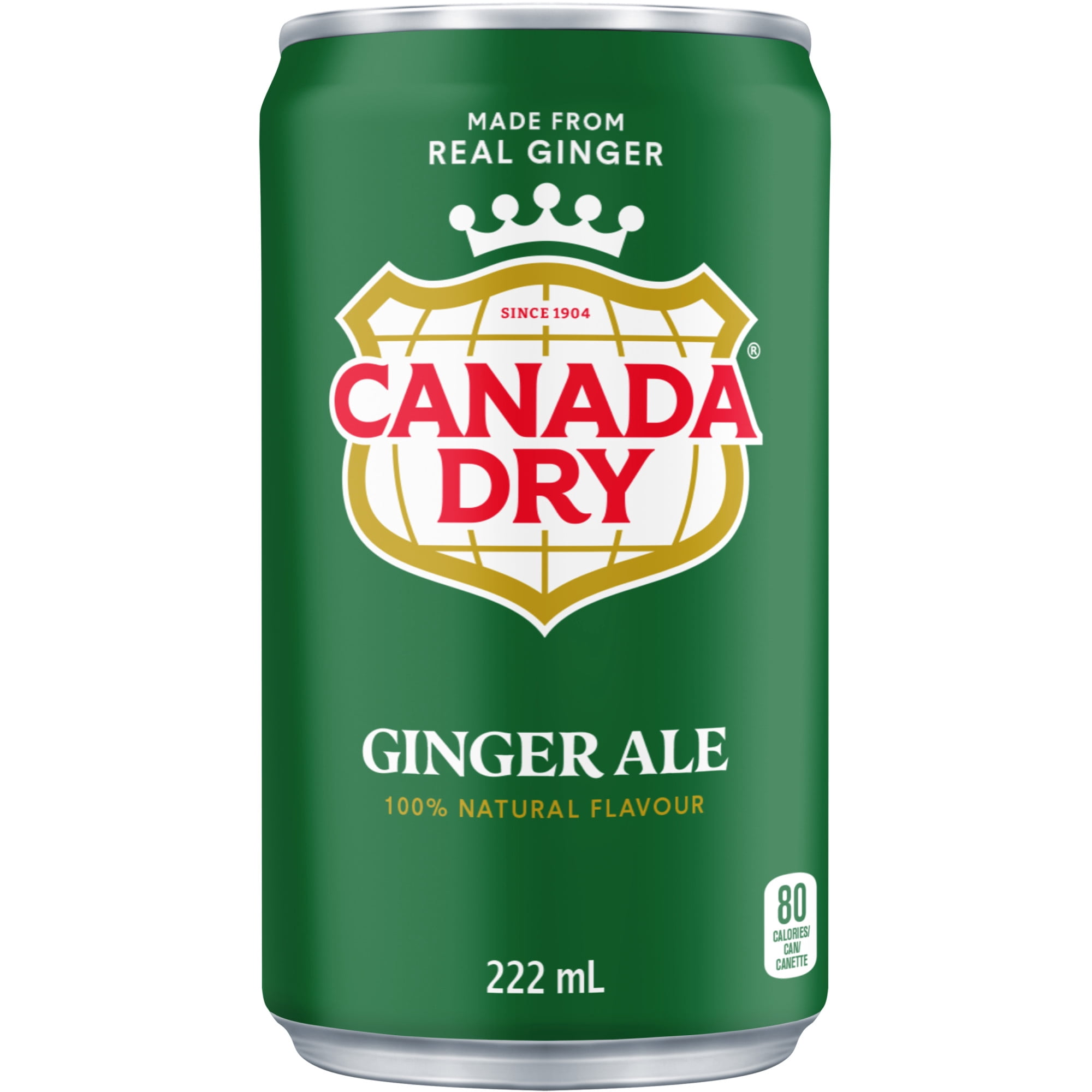 Soda gingembre Canada DryMD - Emballage de 6 mini-canettes de 222 mL