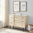 thumbnail image 2 of Commode Moderne à 5 Tiroirs en Métal et Bois en Bouleau, 2 of 5