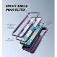 thumbnail image 2 of Dexnor for Samsung Galaxy A16 5G Case, [2 Front Frame] [Bulit-in Slide Camera Cover & Kickstand] Heavy Duty Protection Shockproof Samsung A16 5G Case with Screen Protector, 6.7 inch Purple, 2 of 7