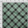 thumbnail image 2 of oneOone Viscose Jersey Fabric Tartan Check Print Sewing Fabric BTY 60 Inch Wide, 2 of 4