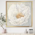thumbnail image 2 of Designart White Serene Peony Framed Wall Art, 2 of 3