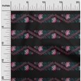 thumbnail image 1 of oneOone Silk Tabby Fabric Stripe|Chevron & Floral Block Print Sewing Fabric BTY 42 Inch Wide, 1 of 4