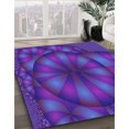 thumbnail image 3 of Ahgly Company Tapis Rectangulaire Lavable en Machine Intérieur Transitionnel Violet, 2 Pieds x 5 Pieds, 3 of 7