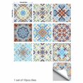 thumbnail image 3 of simhoa 10pcs Vintage Tiles Stickers Bathroom Kitchen PVC Wall Stickers Decals H H, 3 of 8