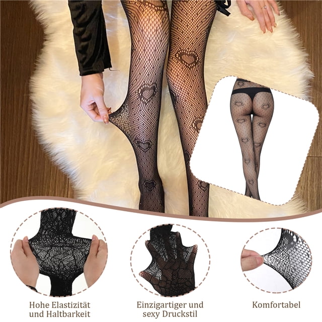 mmirethe Collants Résille en Dentelle Doux et Confortables, Élasticité Mode pour le Confort, Larges Occasions Applicables 3
