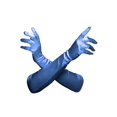 thumbnail image 2 of Gravity Threads Gants d'Opéra en Satin pour Femmes 18 Pouces Bleu Marine, 2 of 2