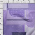 thumbnail image 3 of oneOone Cotton Silk Medium Purple Fabric Geometric Abstract Random Shapes Sewing Material Print Fabric By The Yard 42 Inch Wide, 3 of 4