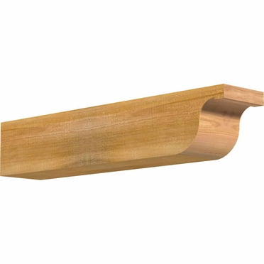 Ekena Millwork RFT06X06X32DEL00RWR Del Monte Bois Brut Scié Rustique Chevrons Queues 6 Pouces L x 6 Pouces H x 32 Pouces L, Cèdre Rouge Western