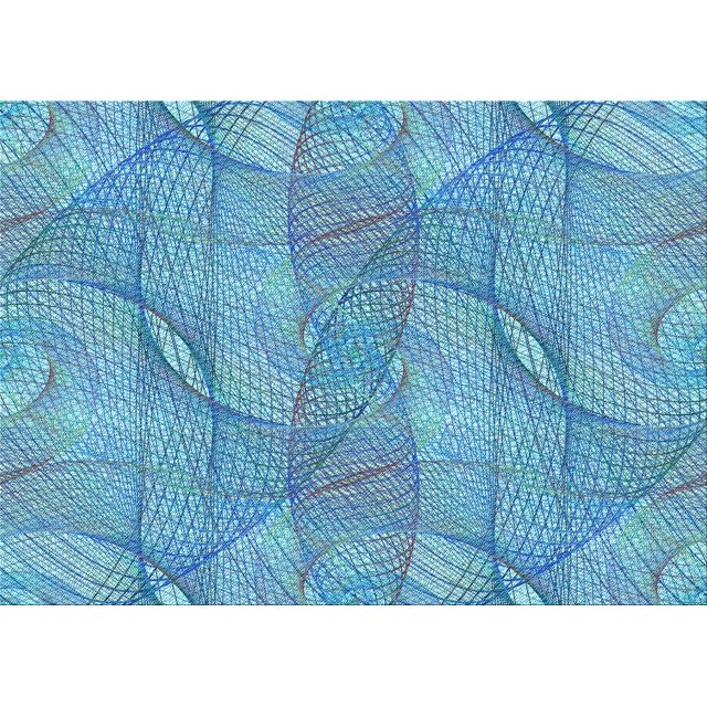 Ahgly Company Machine Washable Indoor Rectangle Transitional Blue Diamond Blue Area Rugs, 8' x 10'
