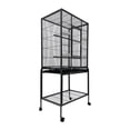 thumbnail image 3 of INTBUYING Medium Cage Parrot Cage Bird Breeding Cage with Casters, 3 of 8