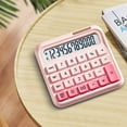 thumbnail image 5 of FHBVT Office Calculator 12-Digit LCD Calculator Flexible Candy Color Keyboard Automatic Power Saving Non-Slip Pad Home Office Financial Calculation Accounting Desk Tool Financial Planning Calculator, 5 of 5
