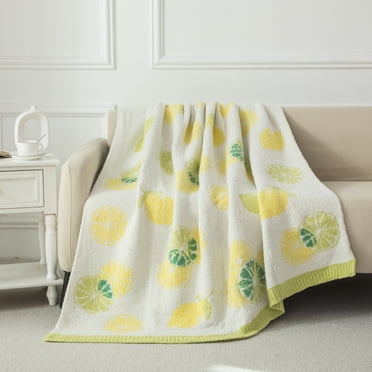 Mainstays Cozy Throw Lemon