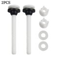thumbnail image 1 of 2 Pack Plastic Toilet Hinge Bolts and Nuts with Washers for Mount, 1 of 10