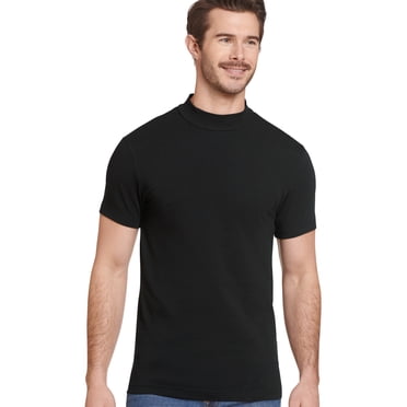 Jockey T-Shirt à Col Montant Extensible en Coton pour Homme