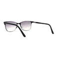 thumbnail image 2 of Mens 90s Fashion Metal Rim Rectangle Bifocal Light Sunglasses Reader Gunmetal +1.75, 2 of 4