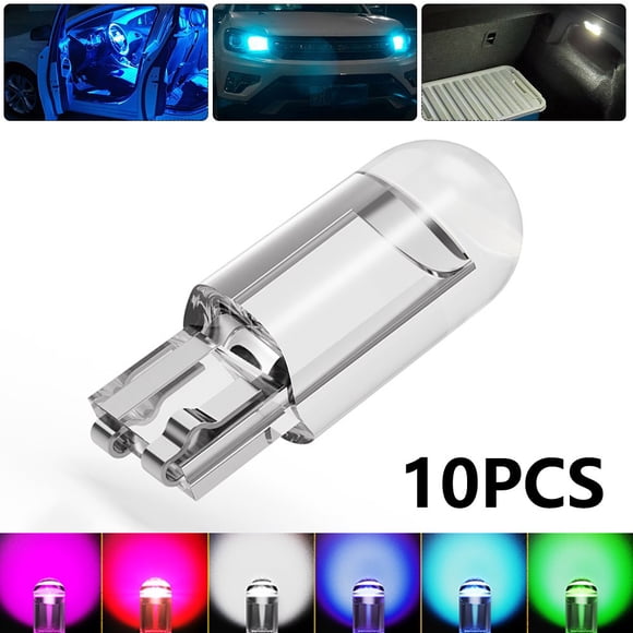 10PCS 2020 New T10 W5W WY5W 168 501 2825 COB LED Car Wedge Parking Light Side Door Bulb Instrument