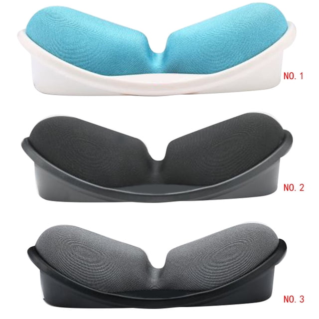 VONKY Ergonomic Office Foam Mouse Pad Mousepad Support Wrist Rest Mat Arm black