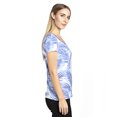 thumbnail image 3 of T-Shirt à Manches Courtes Col en V pour Femmes - PALM PARADISE - TG, 3 of 3